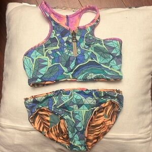 Maaji girl’s reversible bikini swimsuit size 6